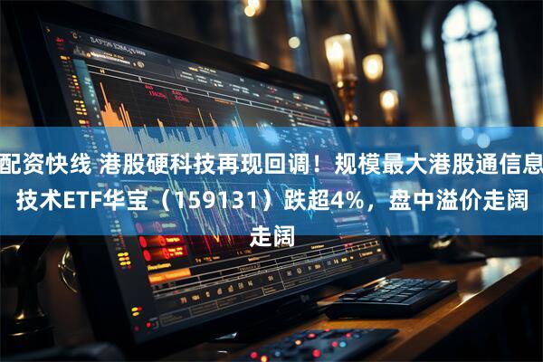配资快线 港股硬科技再现回调！规模最大港股通信息技术ETF华宝（159131）跌超4%，盘中溢价走阔